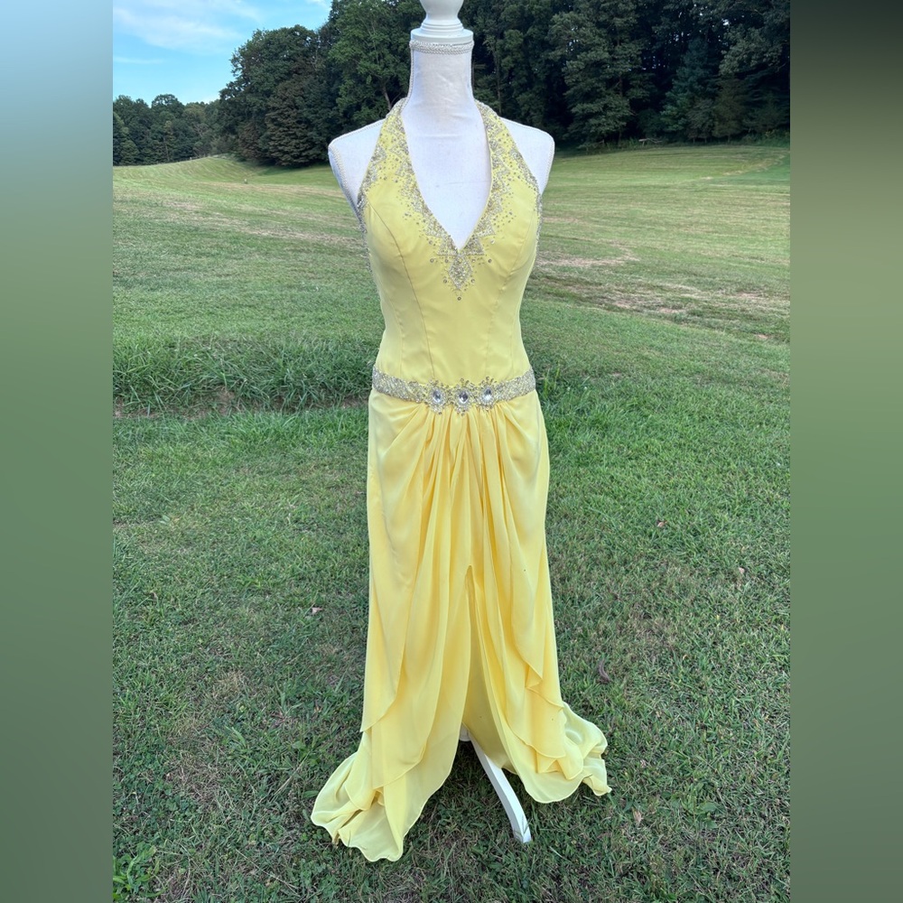Gigi Yellow Prom/ Pageant Dress